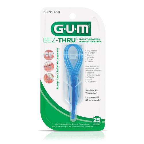GUM Eez-Thru Floss Threaders 25 Count