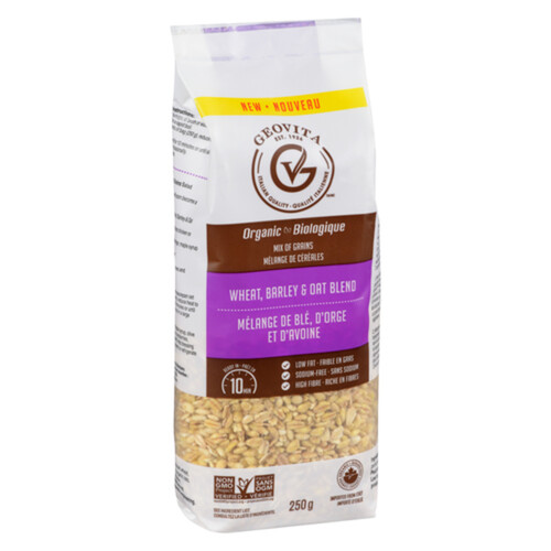 Geovita Organic Grains Wheat Barley Oat Blend 250 g