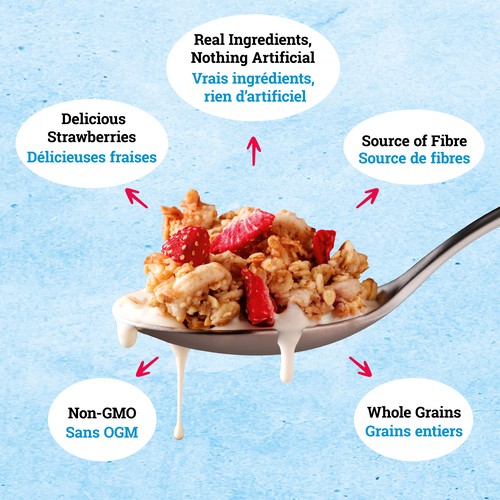 Jordans Morning Crisp Granola Cereal Strawberry 400 g