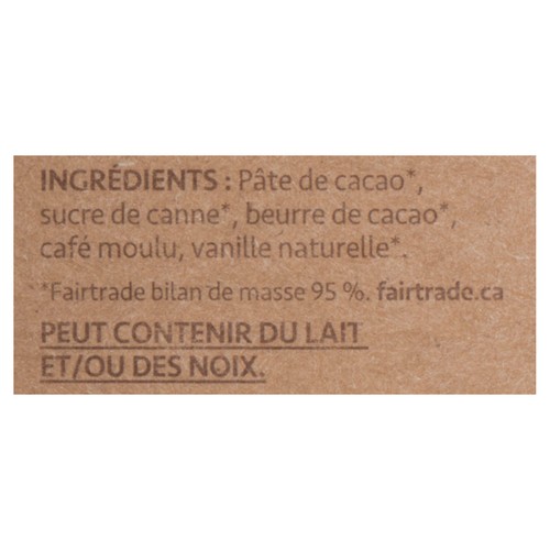 Galerie Au Chocolat Vegan Dark Chocolate Bold Espresso 100 g