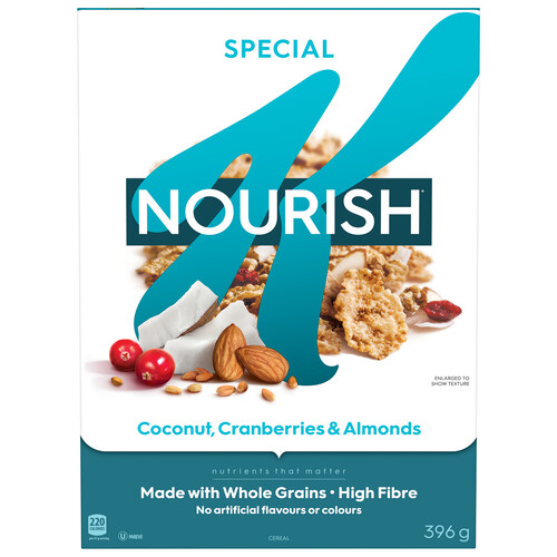 Kellogg's Special K Nourish Cereal Coconut Cranberry Almond 396 g
