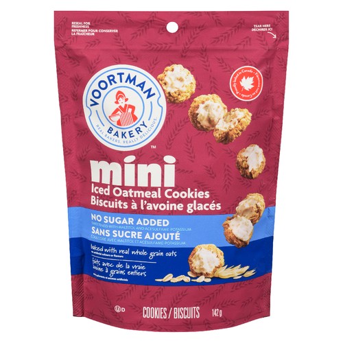 Voortman Mini Cookies Iced Oatmeal 142 g