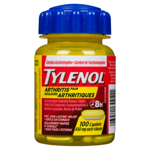 Tylenol Arthritis Pain Caplets 100 EA