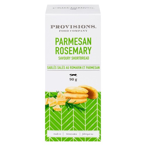 Provisions Food Savoury Shortbread Parmesan Rosemary 90 g