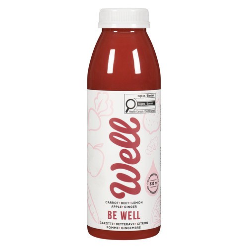 Well Juicery Be Well Juice Cold Pressed 333 ml (bottle)