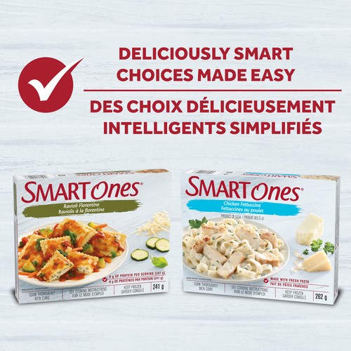 Smart Ones Frozen Meal Chicken Fettuccini 262 g