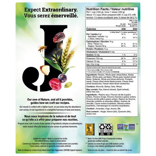 Jordans Muesli Super Berry 400 g