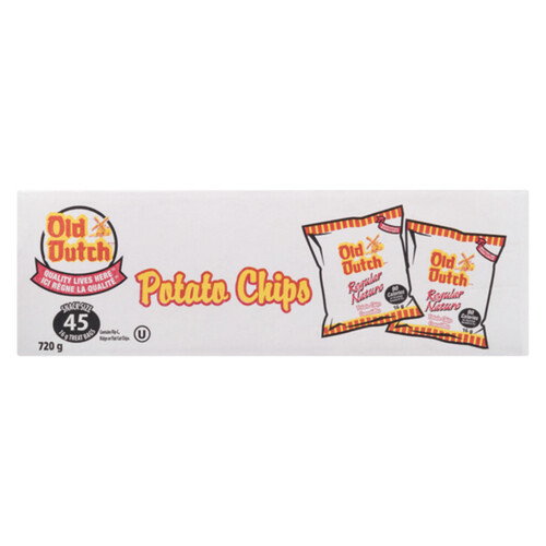 Old Dutch Foods Multipack Potato Chips Regular 720 g