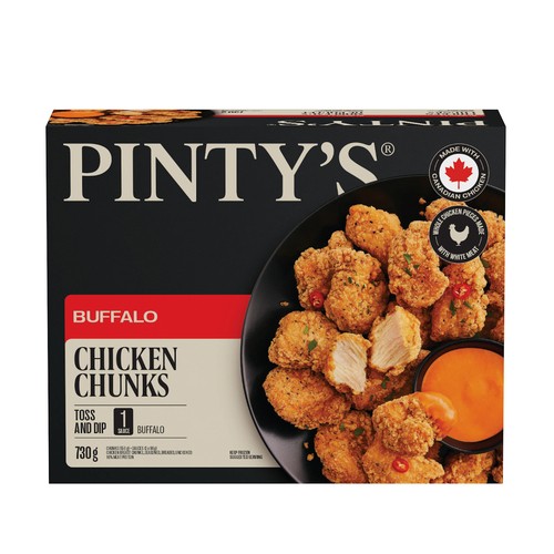 Pintys Buffalo Chicken Breast Chunks 730 g