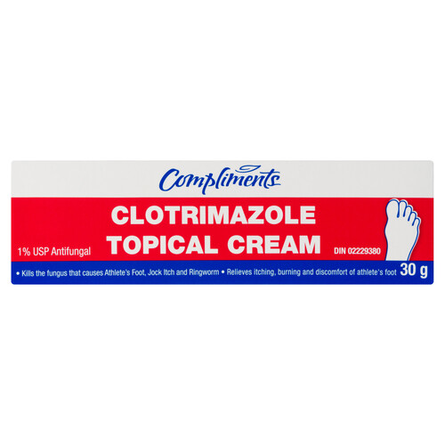 Compliments 1% Clotrimazole Topical Cream 30 g