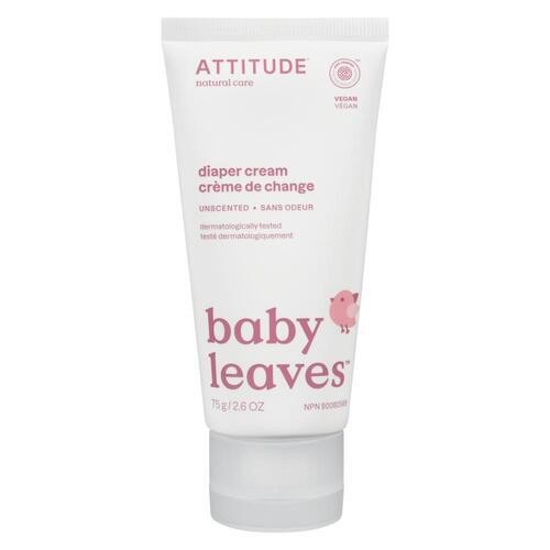 Attitude Baby Leaves Diaper Cream Unscented 75 g