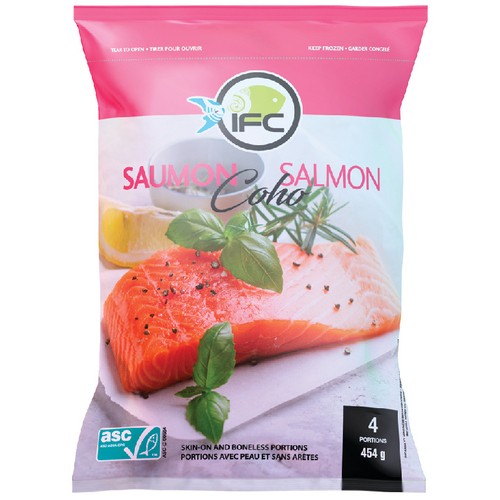 IFC Frozen Salmon Portions Coho 454 g