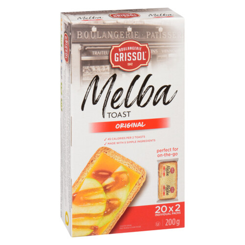 Grissol Melba Toast Nature Original 200 g