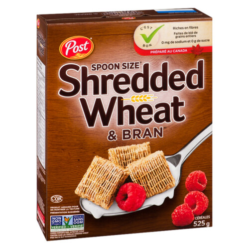 Post Cereal Spoon Size Shredded Wheat & Bran 525 g