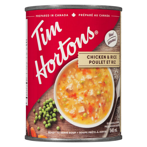 Tim Hortons Soup Chicken & Rice 540 ml