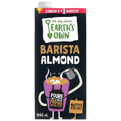 Earth's Own Dairy-Free Barista Milk Alternative Almond 946 ml