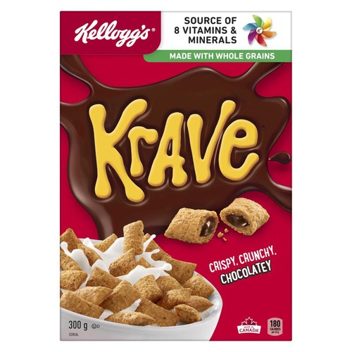 Kellogg's Krave Cereal Chocolate 300 g