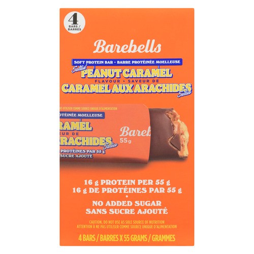 Barebells Soft Protein Bar Salted Peanut Caramel 4 x 55 g