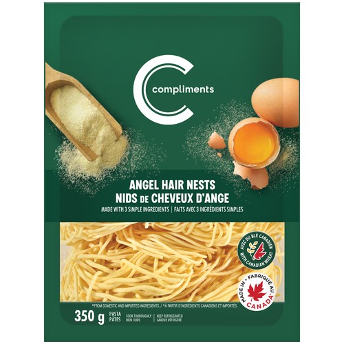 Compliments Pasta Naturally Simple Angel Hair Nest 350 g