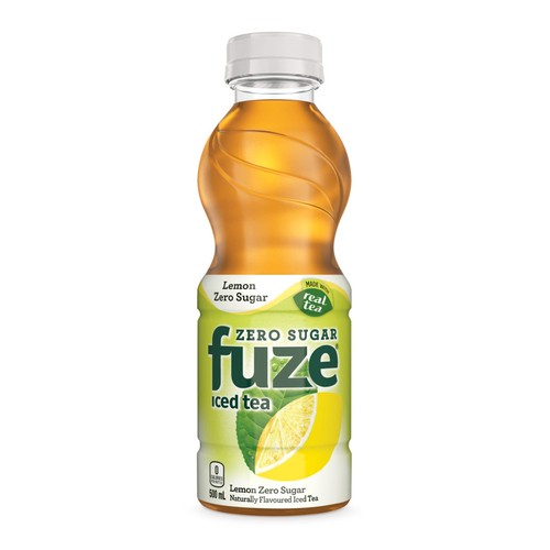 Fuze Zero Sugar Iced Tea Lemon 500 ml (bottle)