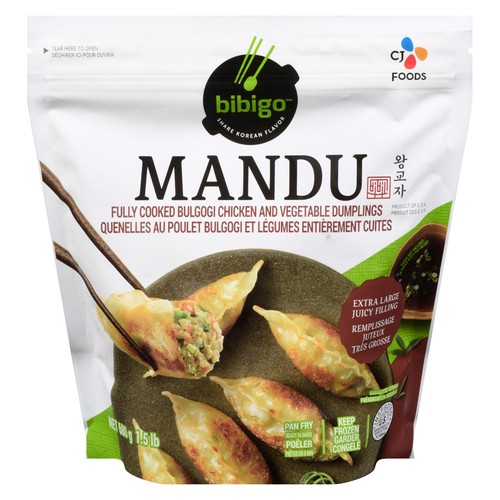 Bibigo Mandu Frozen Dumplings Bulgogi Chicken & Vegetable 680 g