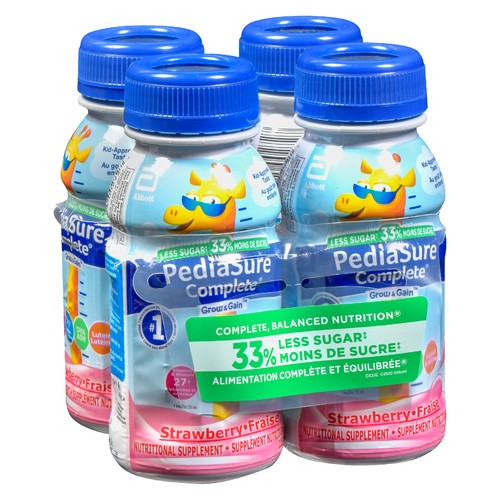 PediaSure Nutritional Supplement Strawberry 4 x 235 ml