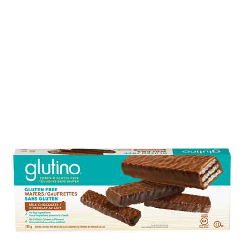 Glutino Gluten-Free Wafers Milk Chocolate 130 g