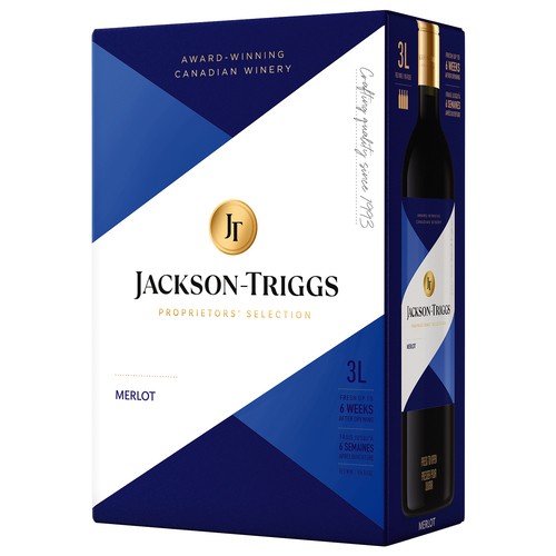 Jackson Triggs Merlot Wine 12.5% Alcohol 3 L 