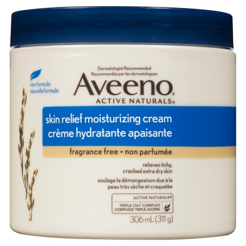Aveeno Fragrance-Free Moisturizing Cream Skin Relief 311 g