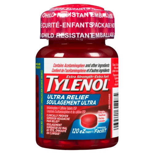 Tylenol Extra Strength Ultra Relief  120 Tablets 