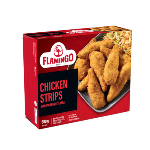 Flamingo Chicken Strips Cooked 680 g
