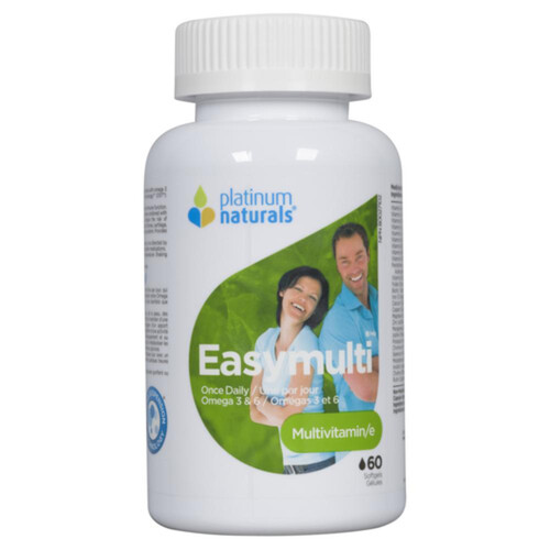 Platinum Naturals Multivitamins Easy Multi 60 Softgels 