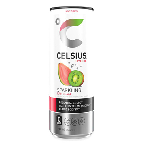 Celsius Energy Drink Kiwi Guava 355 ml (can)