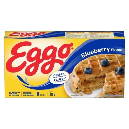 Kellogg's Eggo Frozen Waffles Blueberry 280 g