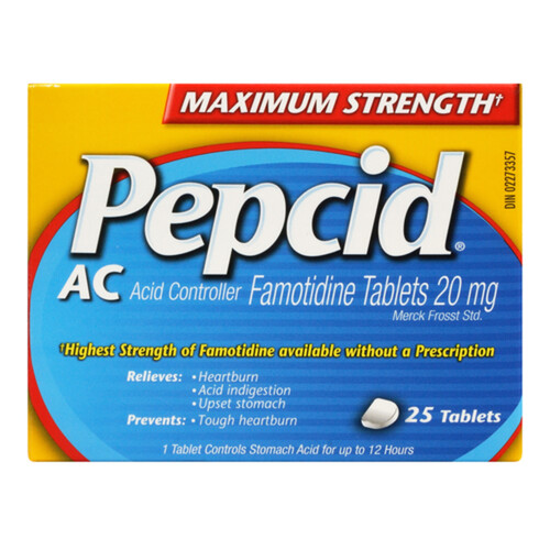 Pepcid Acid Controller Maximum Strength Tablets 25 Count