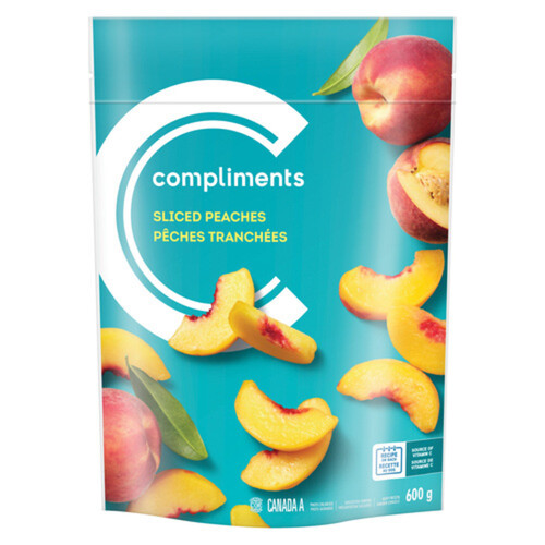 Compliments Frozen Sliced Peaches 600 g