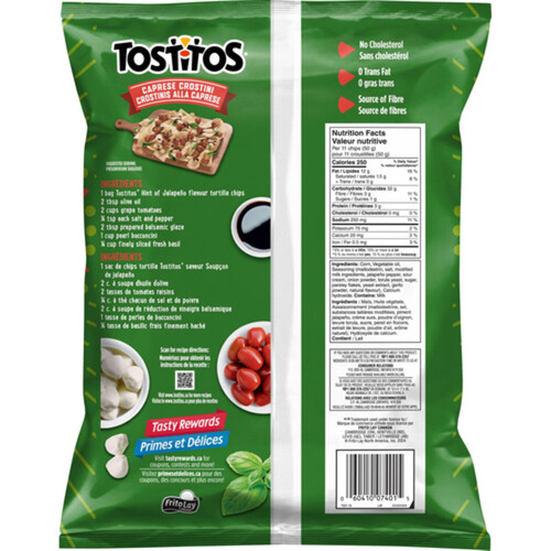 Tostitos Tortilla Chips Hint of Jalapeño 245 g