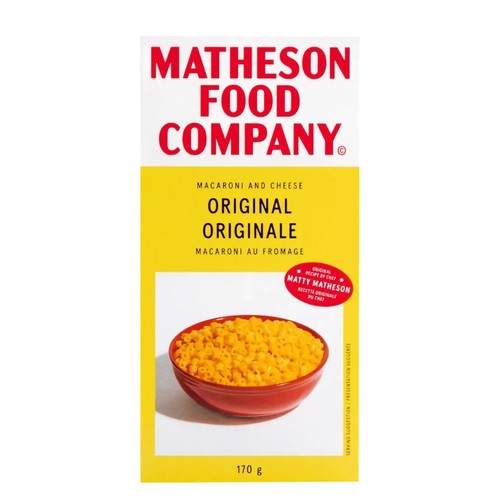 Matheson Food Company Macaroni And Cheese Original 171 g