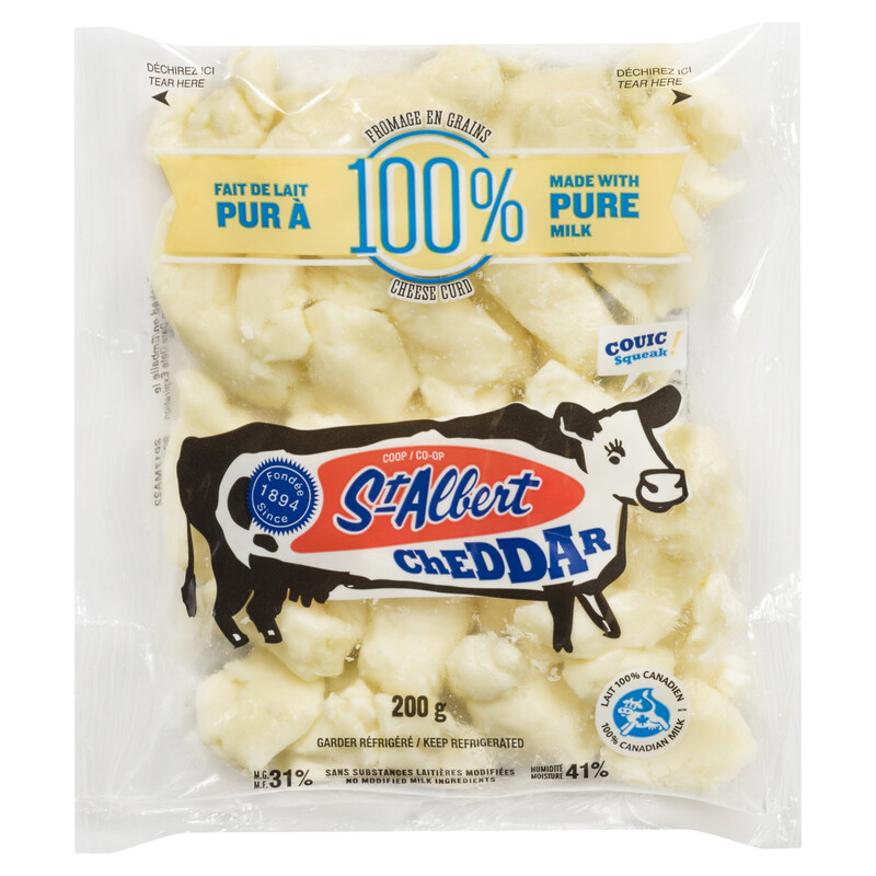 StAlbert Cold White Cheddar Curds 200 g Voilà Online Groceries & Offers