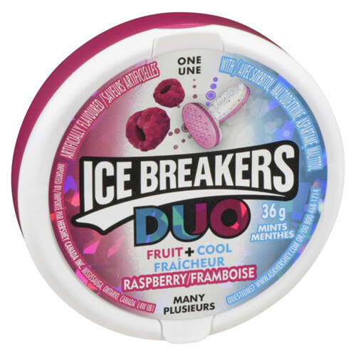 Ice Breakers Duo Mints Raspberry 36 g