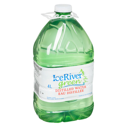 Ice River Spring Water Green Distilled  4 L