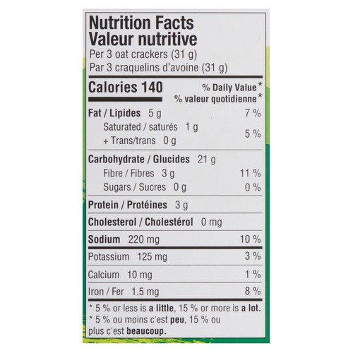 Nairn's Organic Sugar Free Cracker Whole Grain Oat 250 g