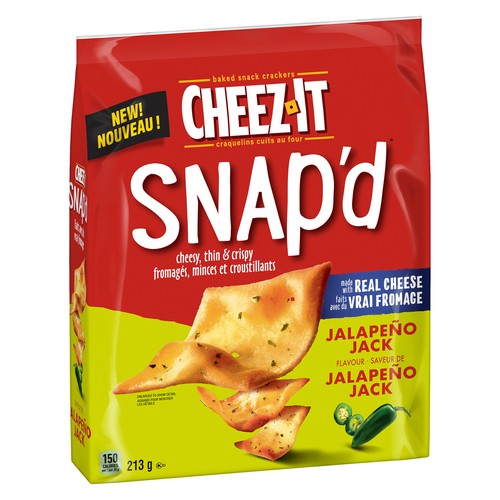 Kellogg Cheeze-It Snap'd Crackers Jalapeno Jack 213 g