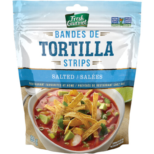 Fresh Gourmet Salad Toppings Tortilla Strips Lightly Salted 99 g