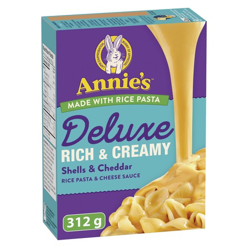 Annie's Gluten-Free Deluxe Rich & Creamy Shells & Cheddar 312 g