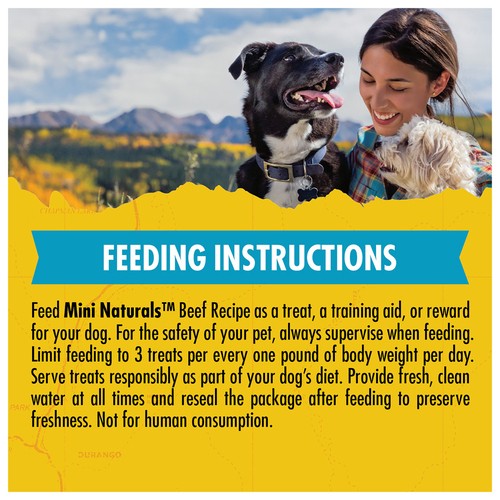 Zuke's Mini Naturals Dog Treats Tender Bites Beef Recipe 170 g