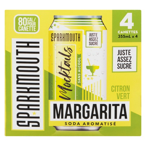 Sparkmouth Mocktail Lime Margarita 4 x 355 ml (cans)