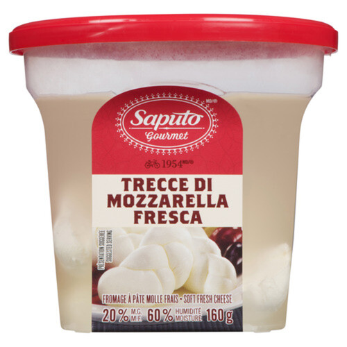 Saputo Trecce Di Mozza Fresca 160 g