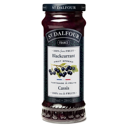 St-Dalfour Jam Black Currant 225 ml