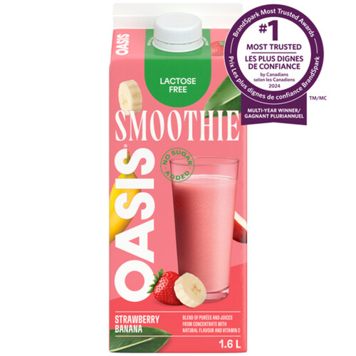 Oasis Smoothie Strawberry Banana 1.6 L